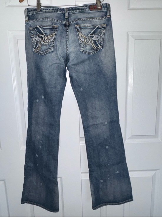 AG Adriano Goldschmied ‘Angelina’ Jeans Made in USA Sz 27 Embroidered Pocket - Picture 5 of 10